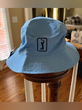PGA Tour Light Blue Ripstop Bucket Hat